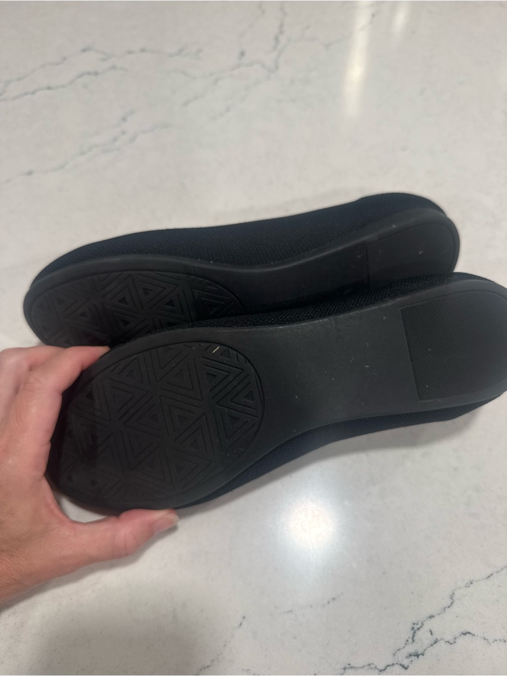 Jellypop Black Knit Memory Foam Round Toe Slip-On Ballet Flats Women's 8 - Picture 8 of 11